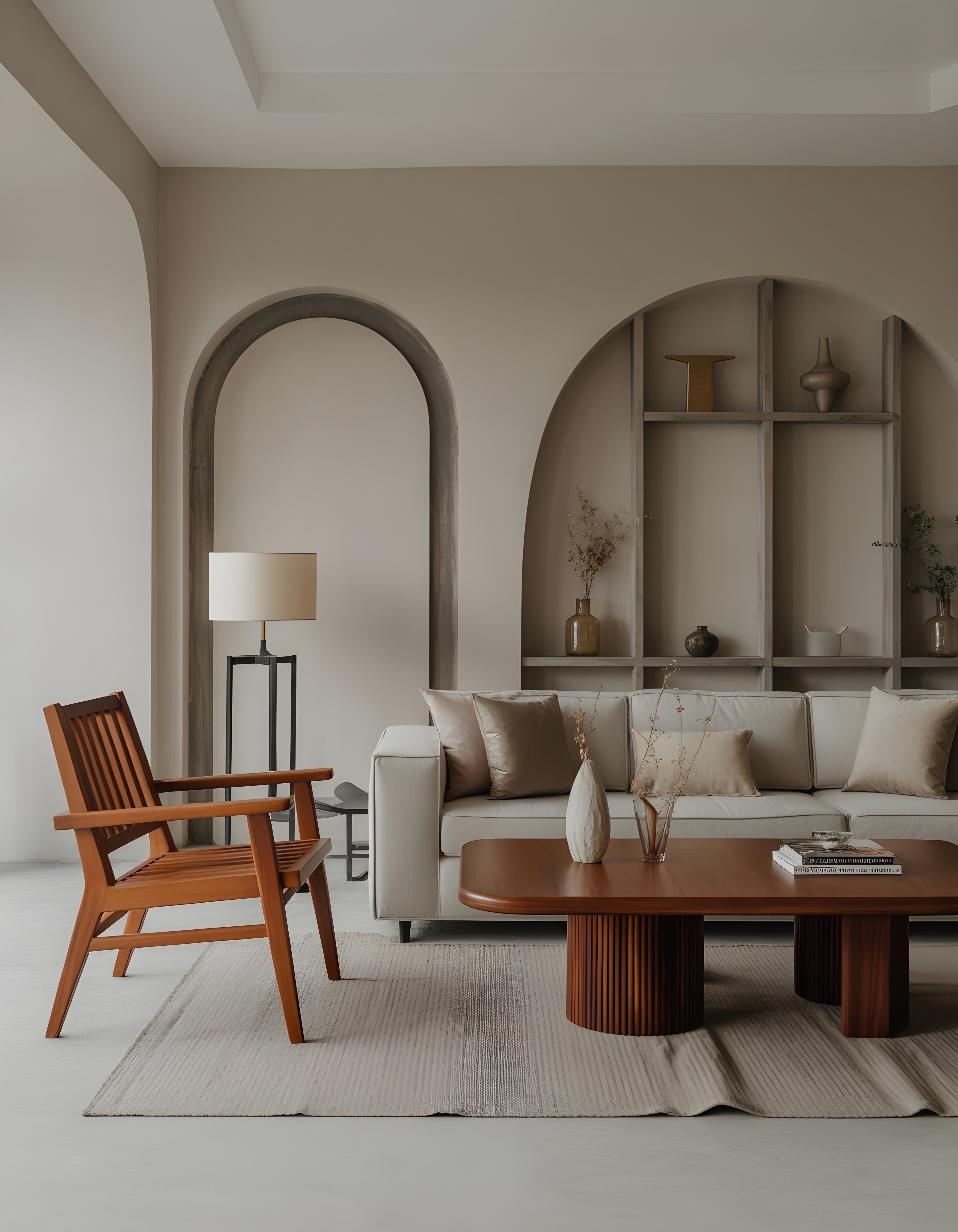 Wooden floor and chair