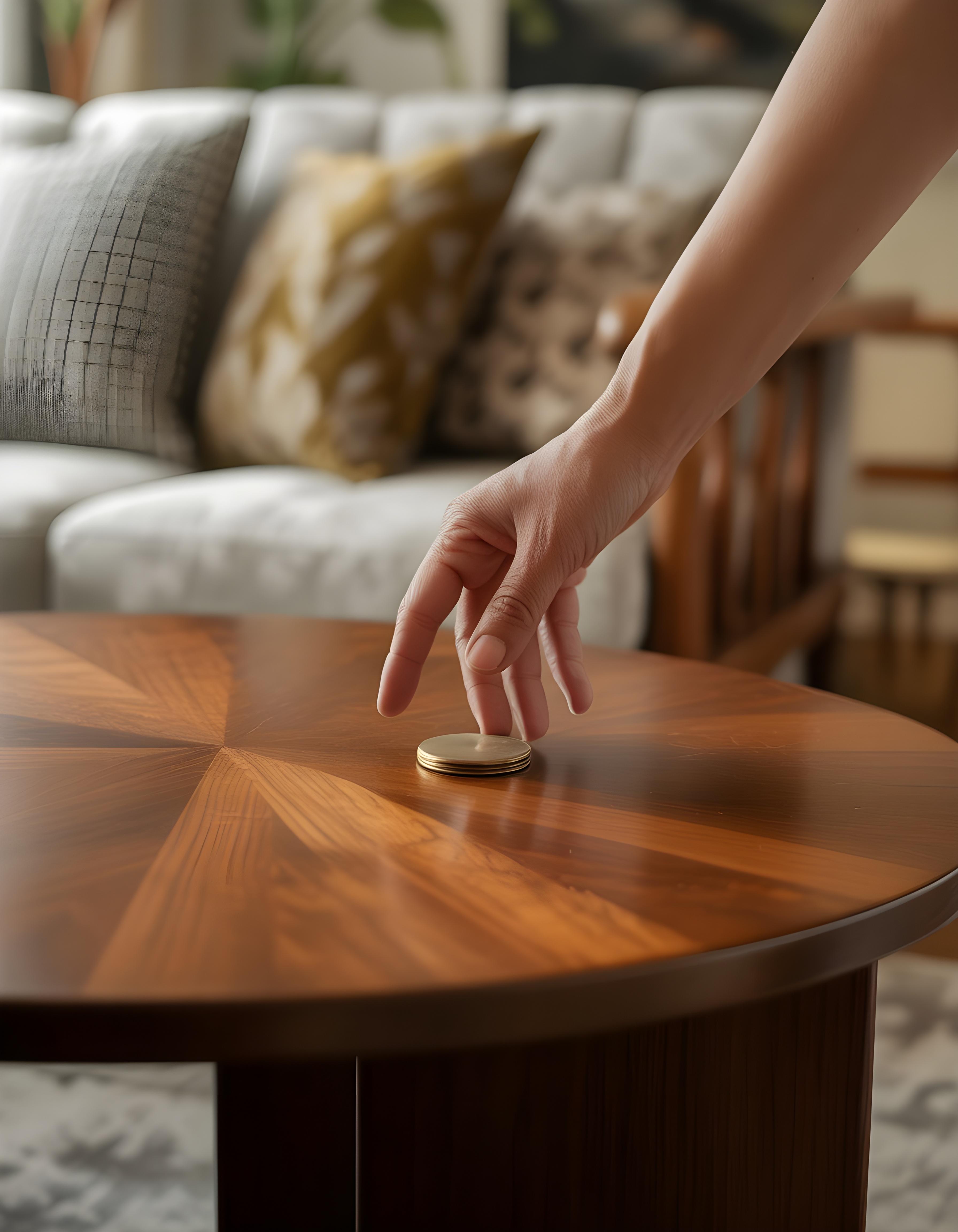 Wooden floor and chair