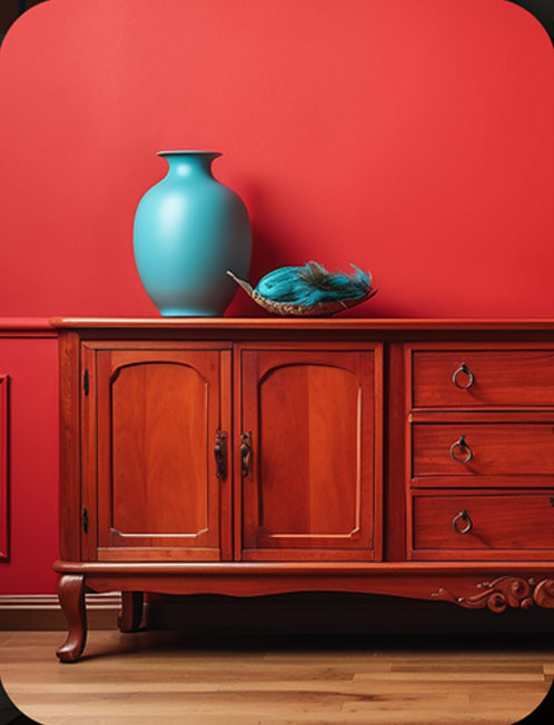 Wooden floor and chair